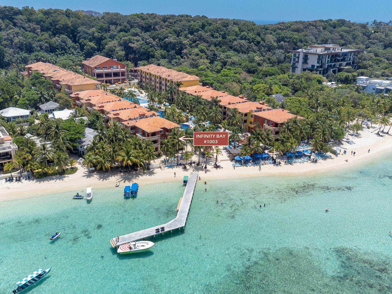 A 1 bedroom beachfront condo at Infinity Bay